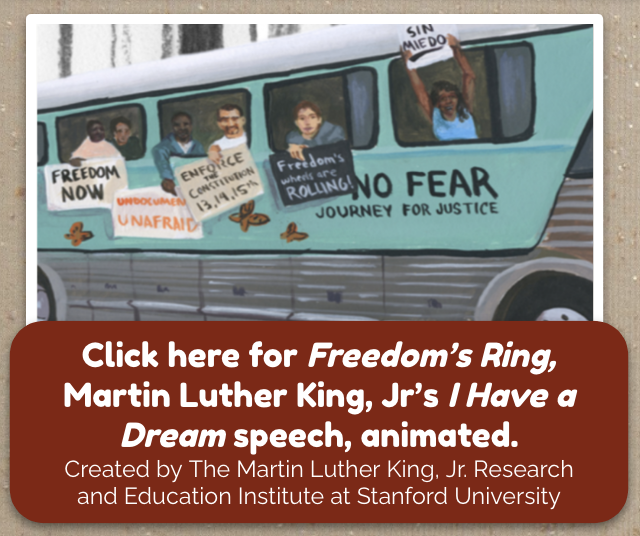 The Library Voice: A New Choice Board For Martin Luther King Jr. Day With  PebbleGo, Capstone Interactive eBooks, An Animated I Have A Dream Speech  and More.