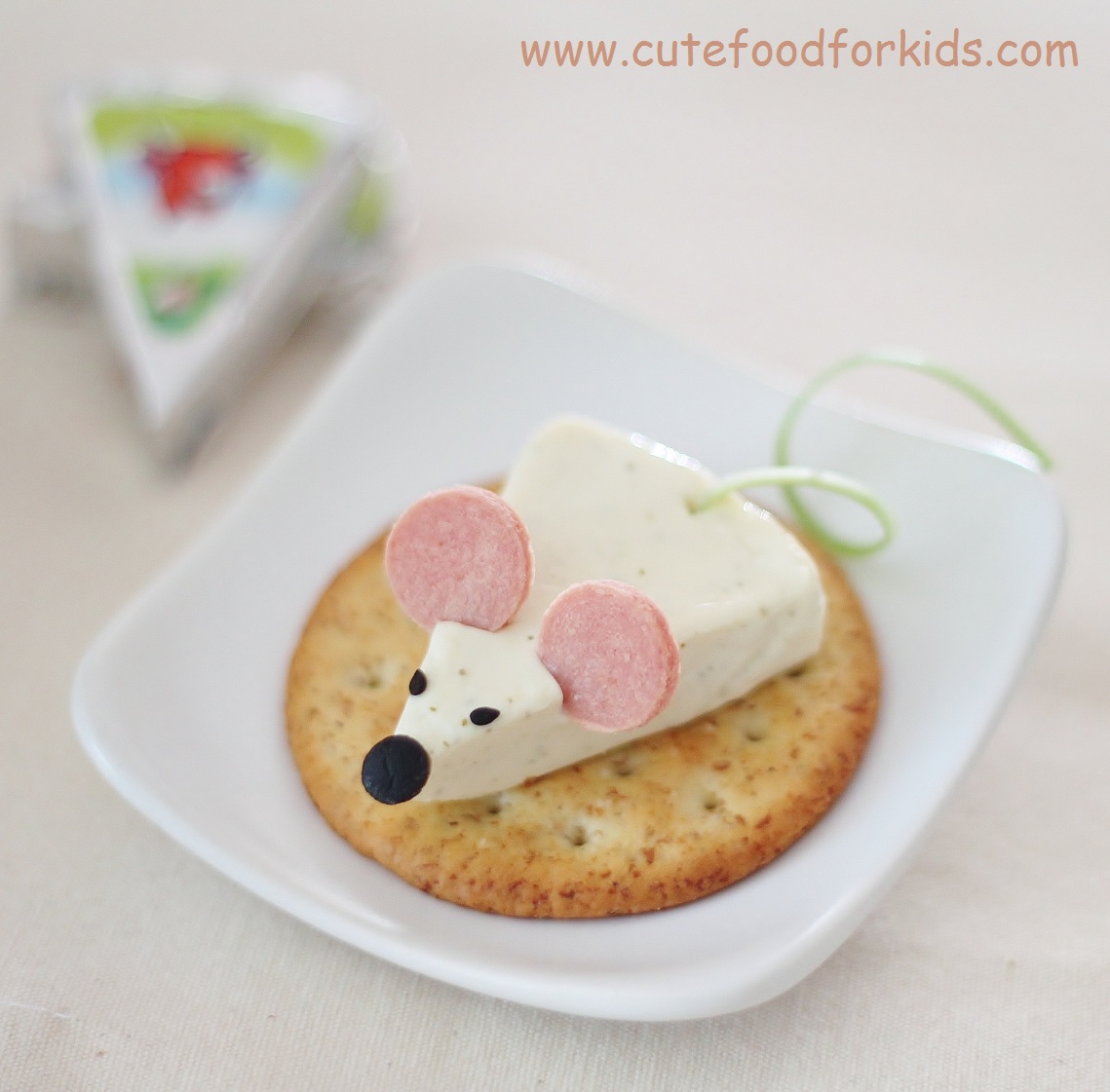 Funny Party Appetizer: Cheese Mice