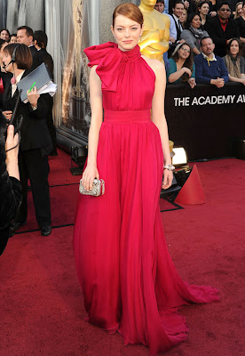 Emma Stone - Oscars 2012 Red Dress