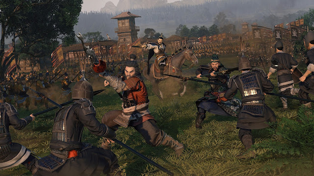 Territories at Total war game- three kingdoms.