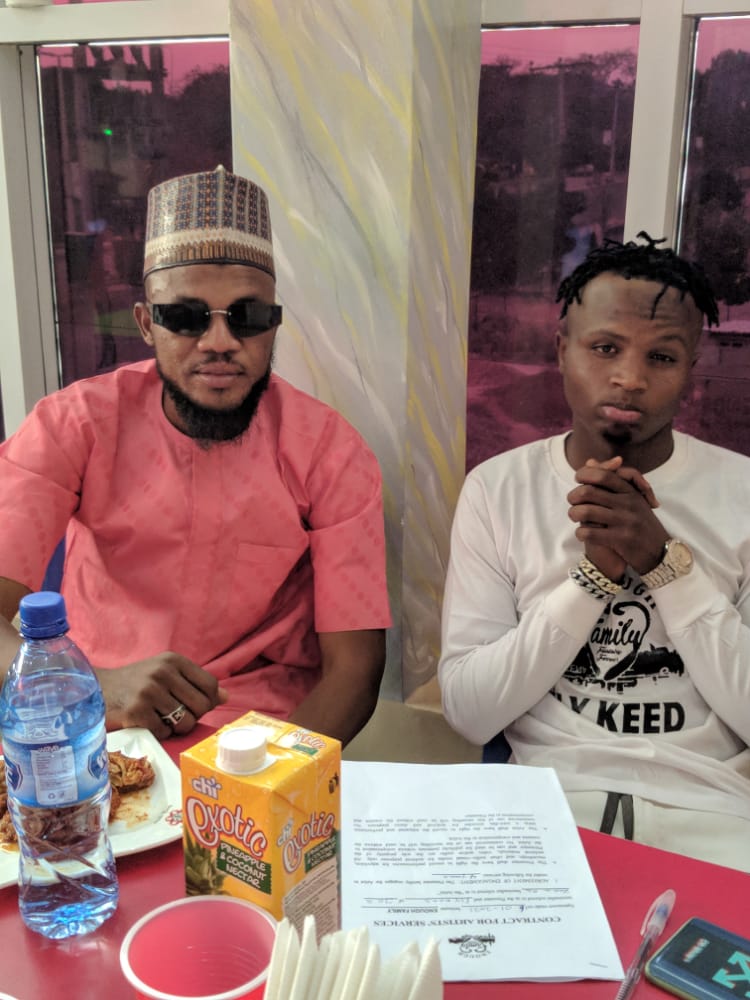 [Photos] Arewa Artist 'Flykeed' gets signed to 'Enough Family Entertainment] #Arewapublisize