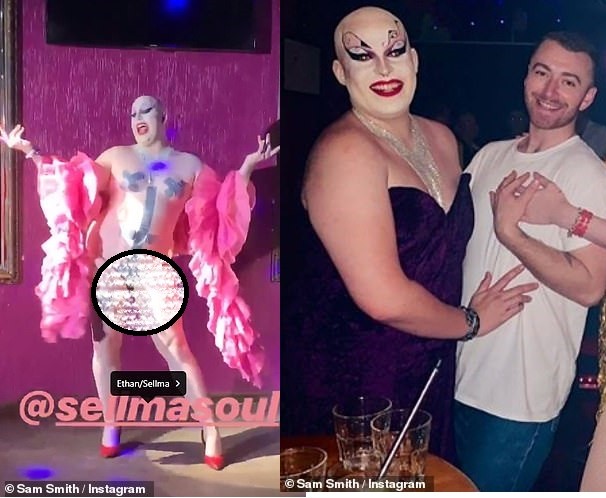 Sam Smith Shares Naked Videos And Photos Of Drag Queen While Partying At A Local Gay Bar In Australia.  