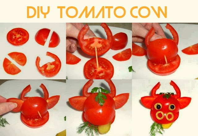 DIY Tomato Cow