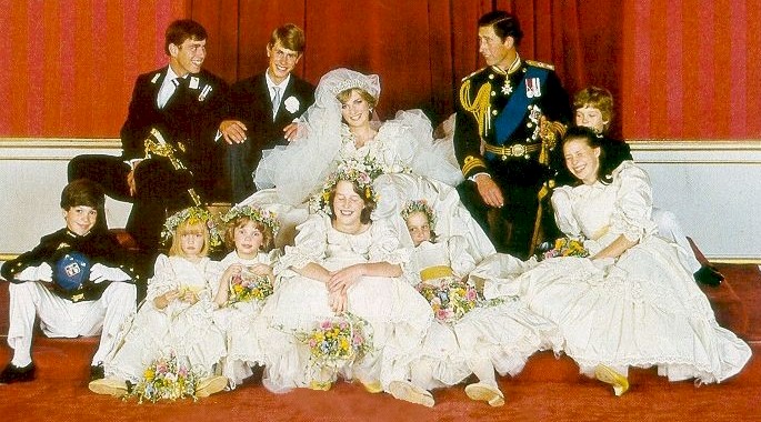 princess diana wedding cake. princess diana wedding.