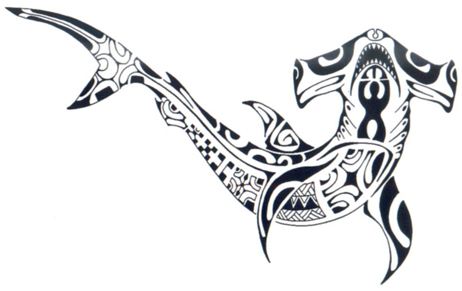 tribal shark tattoos meaning