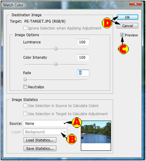 Match Color Dialog Box