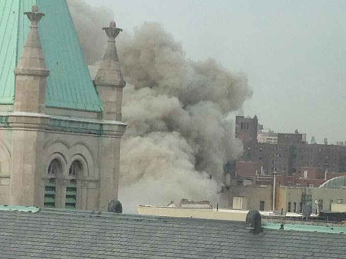 Explosion in New York City reports of building collapse