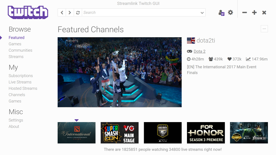 Streamlink Twitchで快適なtwitch視聴ライフを送ろう