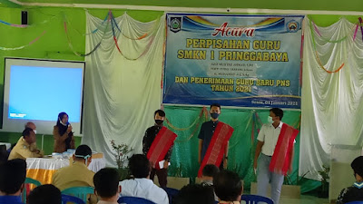 SMKN 1 Pringgabaya Beri Penghargaan Siswa Peraih Juara 1 di Kancah Nasional