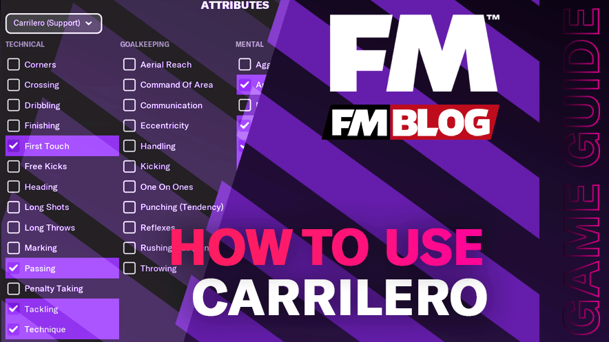 How to Use Carrilero on Football Manager