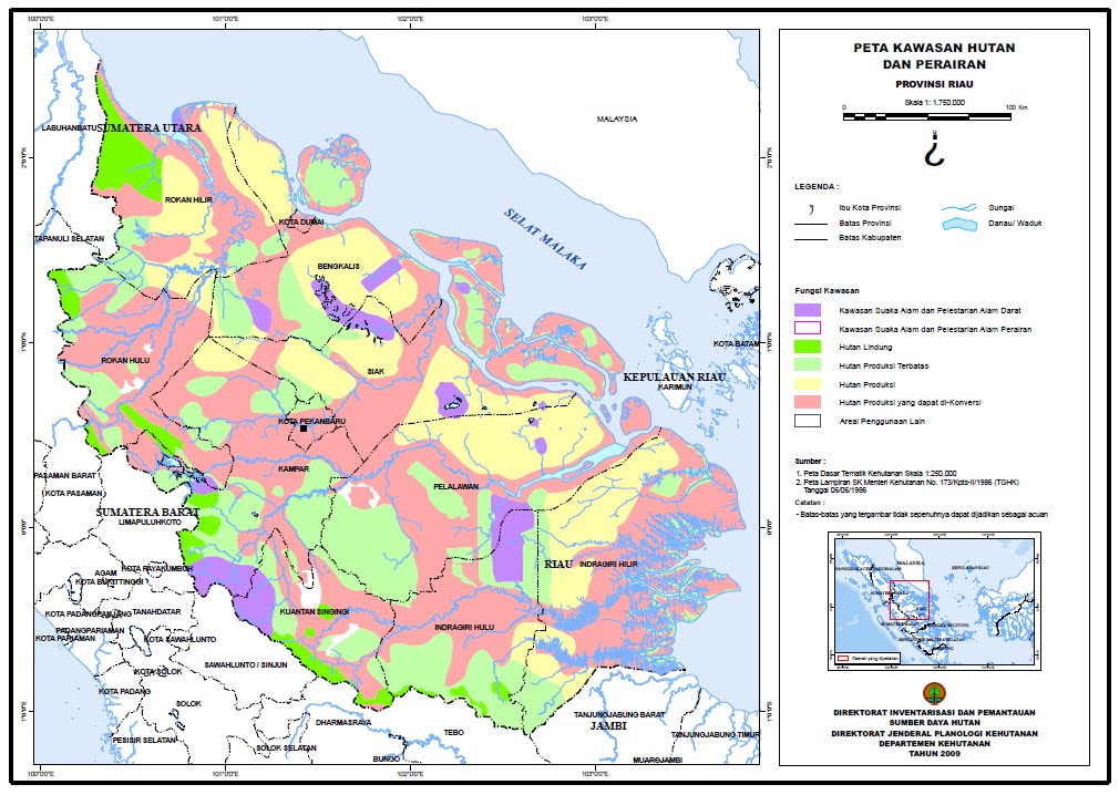 Peta Hutan Kabupaten Meranti Propinsi Riau  Attayaya Blog
