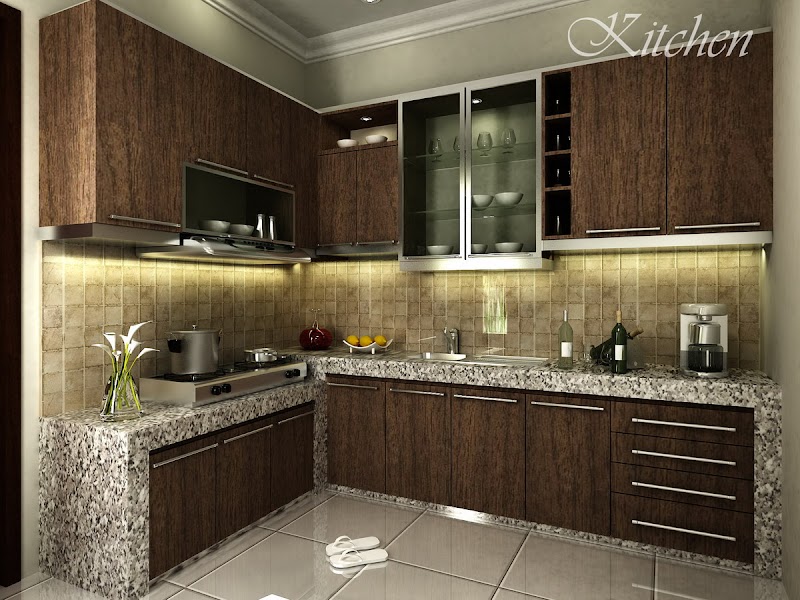 Design Interior Dapur Modern Paling Trend!