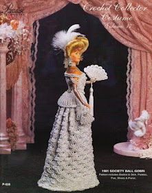 Roupa e Acessórios de Crochê Para Barbie  Crochet Collector Costume Volume 17