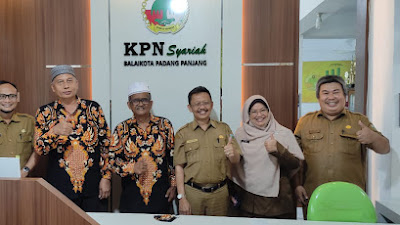 Untuk KPRI Sumbar Berprestasi,  KPN Syariah Balai Kota Padang Panjang Dikunjungi Tim Penilai