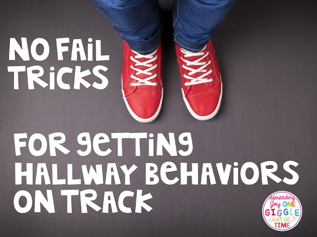 Tips, tricks, and ideas for getting hallway behaviors on track.