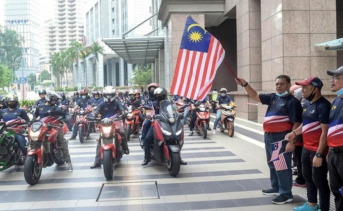 130 peserta sertai konvoi motosikal KOPETRO semarakkan bulan kebangsaan