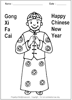 Chinese New Year Coloring Page