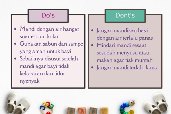 tips memandikan bayi yang benar