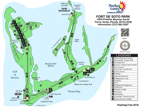 Ft. DeSoto map