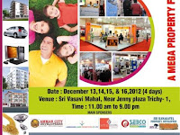 Happy Home 2012 : A Mega 3 in 1 Exhibition on December 13 to 16, at Trichy