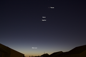 4 planets in one shot with labels