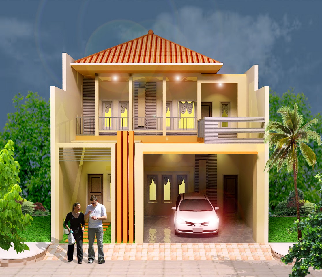 Desain Rumah Minimalis 2 Lantai Tanah 90 Foto Desain Rumah