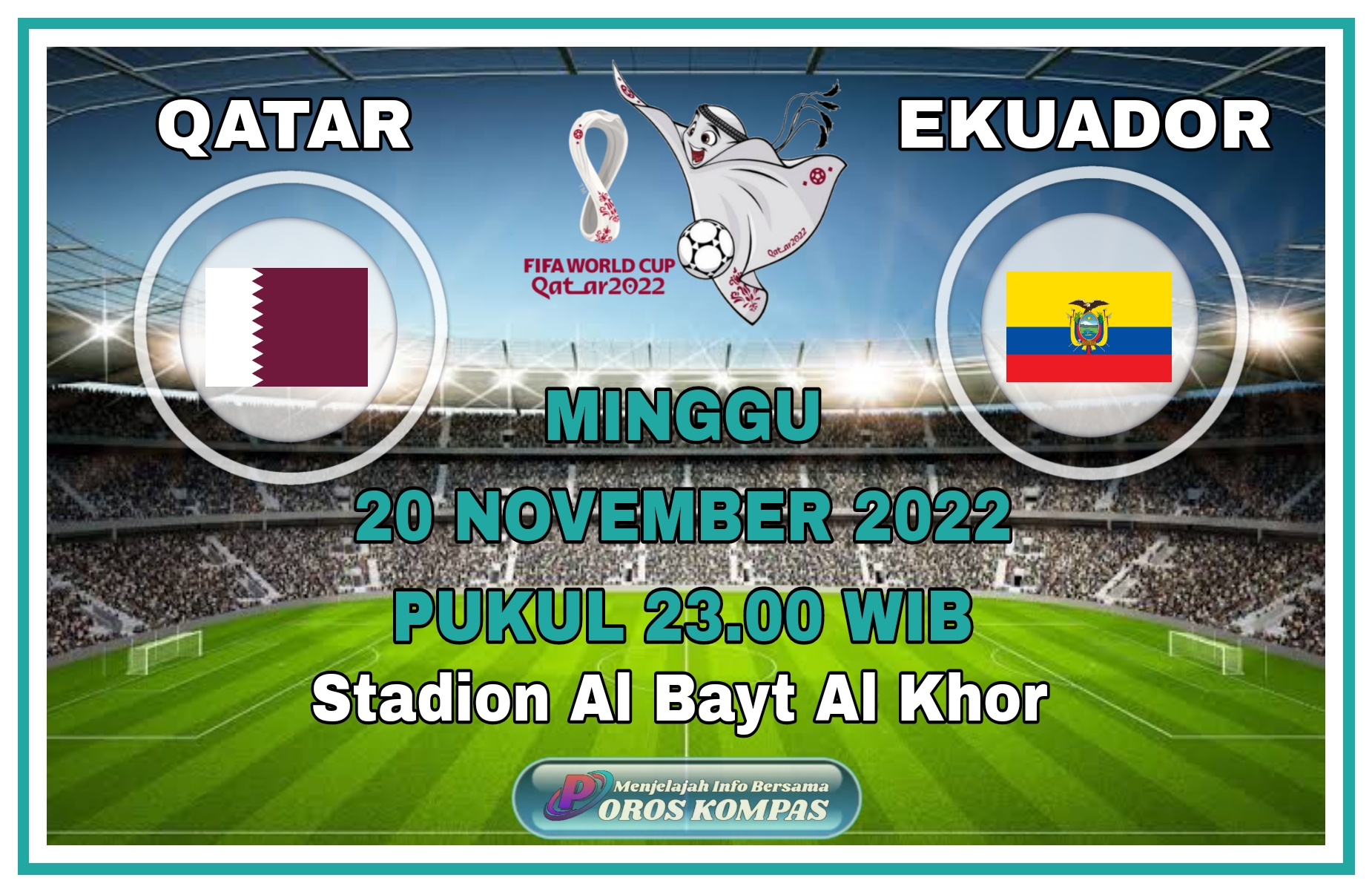 Prediksi Qatar vs Ekuador di Piala Dunia 2022