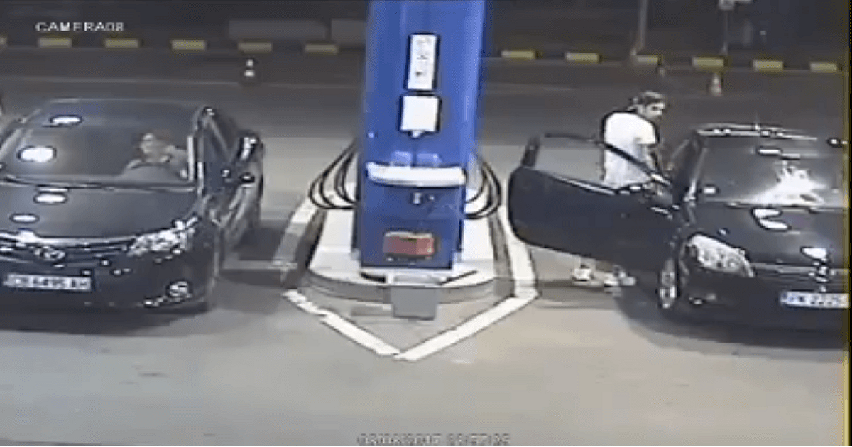 Guy Refused To Put His Cigarette Out At Gas Station, So An Employee Did It For Him