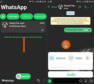 Whatsapp Mod Black (Hitam) Versi Terbaru