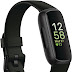 Fitbit Inspire 3 Health & Fitness Tracker with Stress Management Workout Intensity Sleep Tracking 24/7 Heart Rate and more Midnight Zen/Black One Size (S & L Bands Included)
