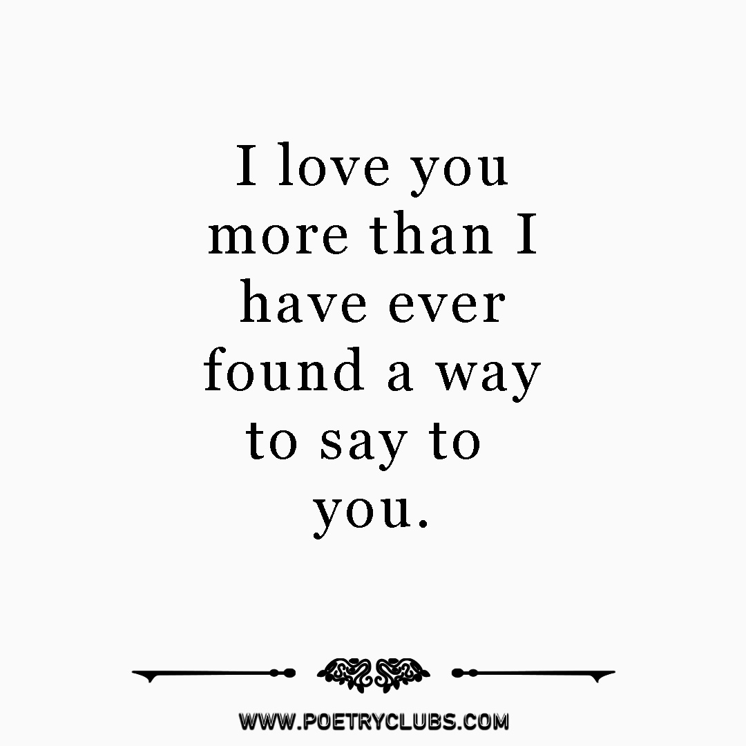 i love you quotes