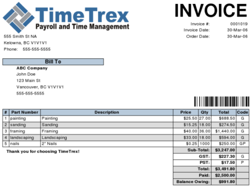 Contoh Invoice Malaysia - Contoh M