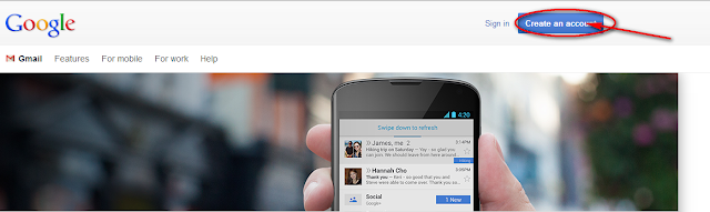 Create Account Gmail