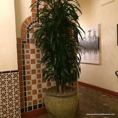 lobby at El Cordova Hotel on Coronado Island, California