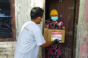 Serunya Kegiatan Bakti Sosial Gerakan Berbagi untuk Warga Memberikan Bantuan Paket Sembako di Kota Medan