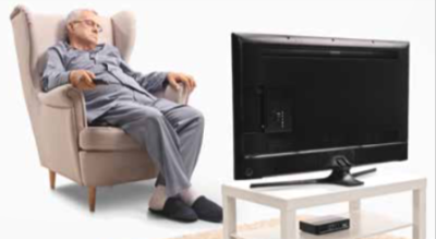 Sono de idosos afetado pelo sedentarismo e horas em frente à televisão