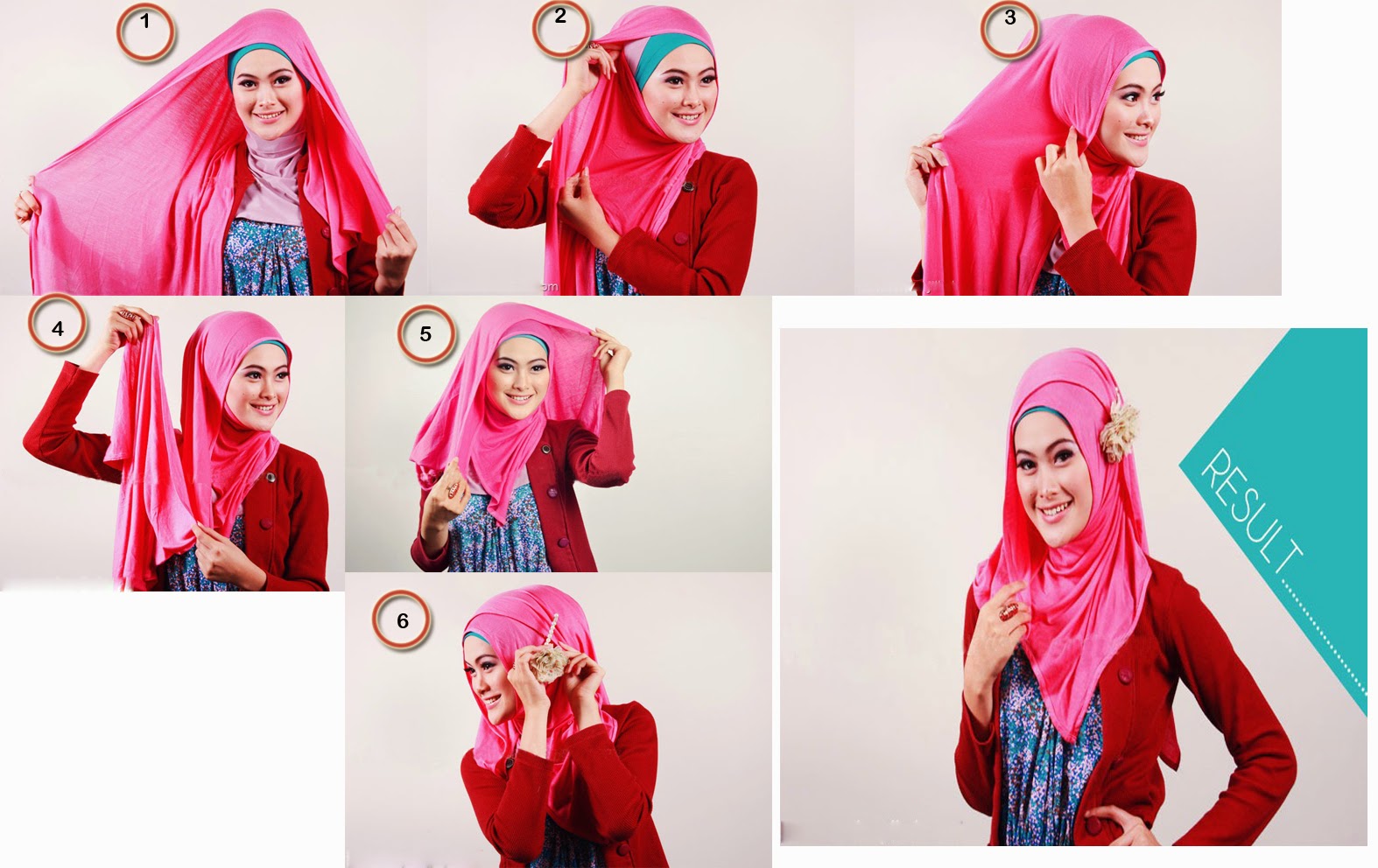 Tutorial Hijab Segi Empat Wajah Lonjong Tutorial Hijab Paling