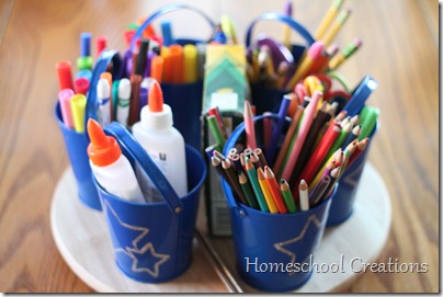homemade art carousel