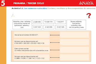 DESCOMPOSICIÓN DE NÚMEROS