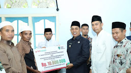 Pj Bupati Inhil Herman Laksanakan Agenda Safari Ramadhan Pemkab Inhil  Dan Pasar Murah Di Kecamatan Kemuning