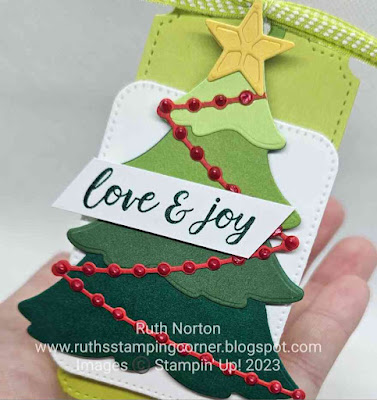 stampin up, merriest trees