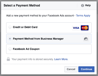 klik Add Payment Method