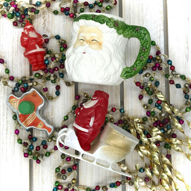 Vintage Christmas Decorations on Thistle Thicket Studio. www.thistlethicketstudio.com