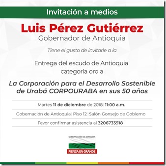 Invitación a medios
