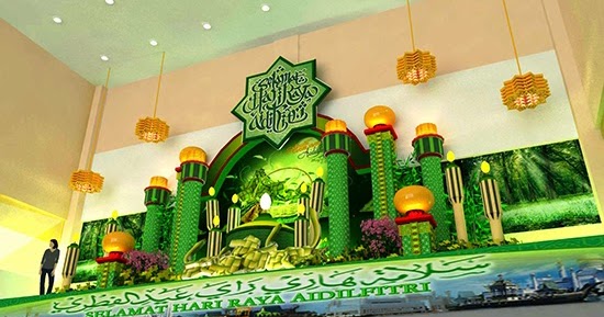 Rendered Hari Raya Display 2014