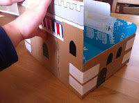 making a box castle