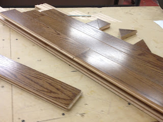 building hardwood stairs