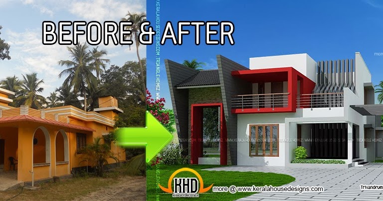 Kerala house renovation : Before and After | Indian House  