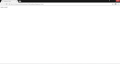 Menjalankan hello world pada web browser