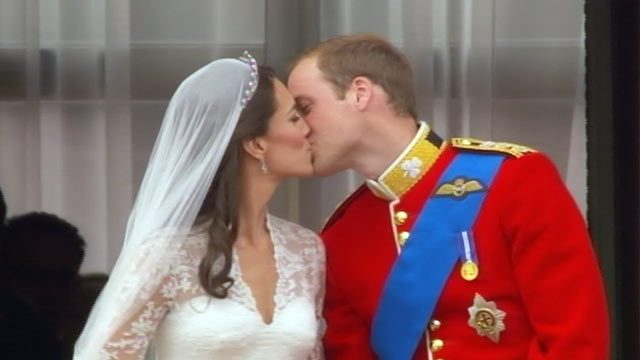 kate and william kiss. kate and william skiing kiss.